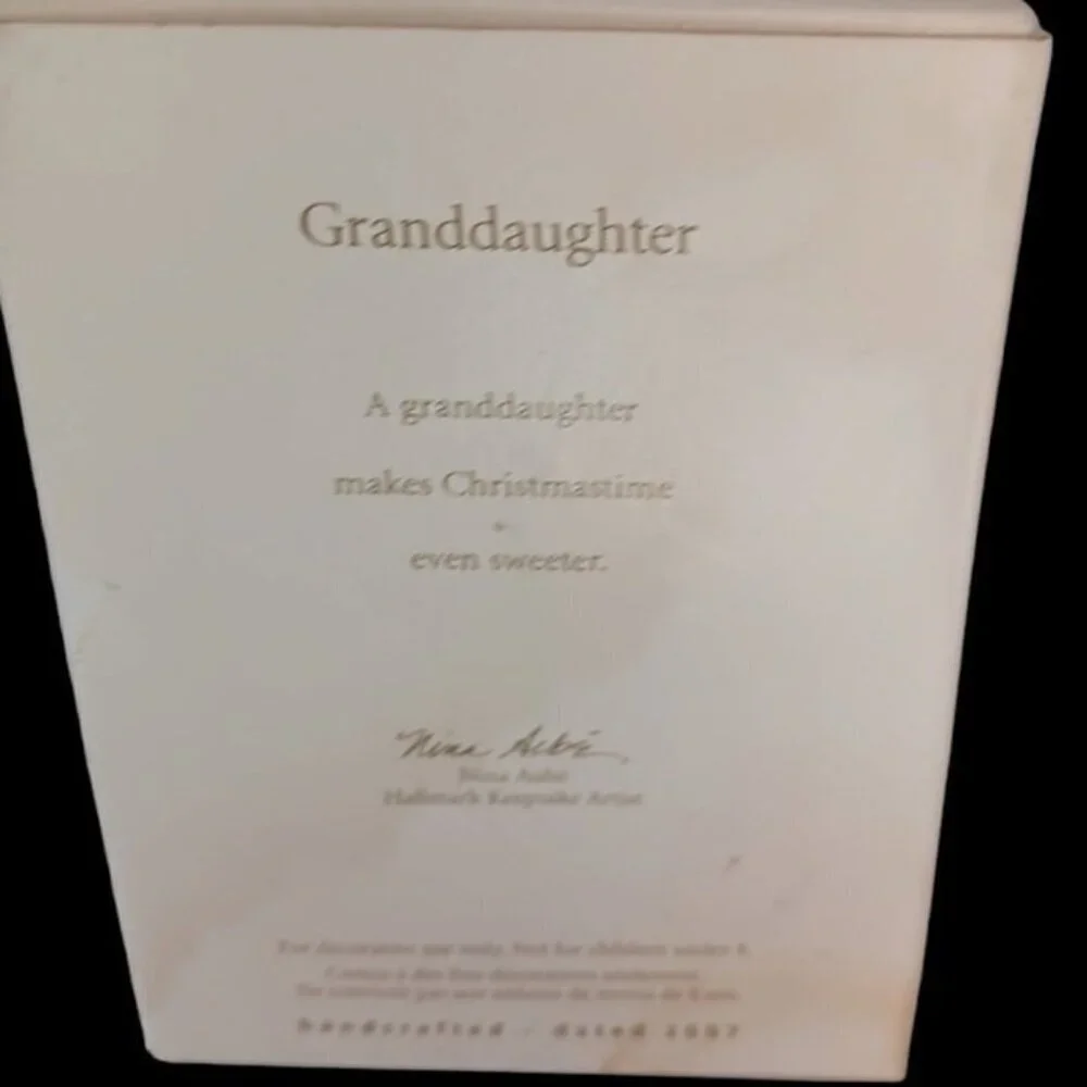 Hallmark granddaughter christmas